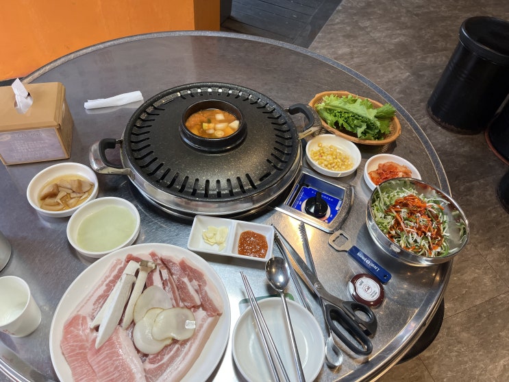  사창동 한마음정육식당 충북대점(삼겹살, 목살, 오겹살, 항정살, 가브리살 세트)