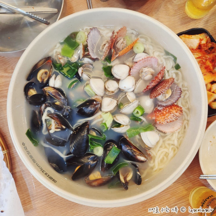 창원 산호동 파전과 함께 해운대손큰해물칼국수 창원 산호동 파전과 함께 해운대손큰해물칼국수