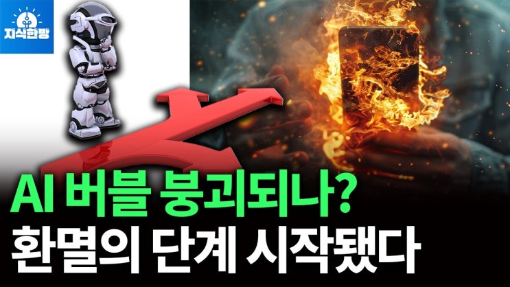 AI버블 붕괴되나? 환멸의 단계가 시작됐다 AI버블 붕괴되나? 환멸의 단계가 시작됐다