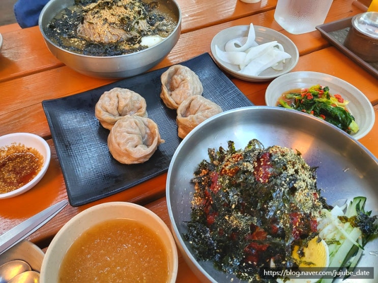  현대 정주영 회장의 단골집 강원도 강릉 송정해변 맛집 영동막국수