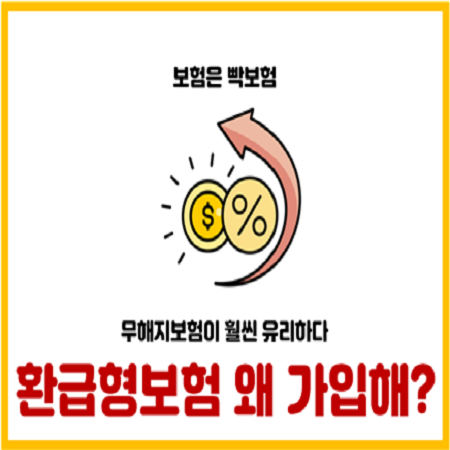  해지환급금이 있는 표준형 환급형 보험의 치명적인 단점