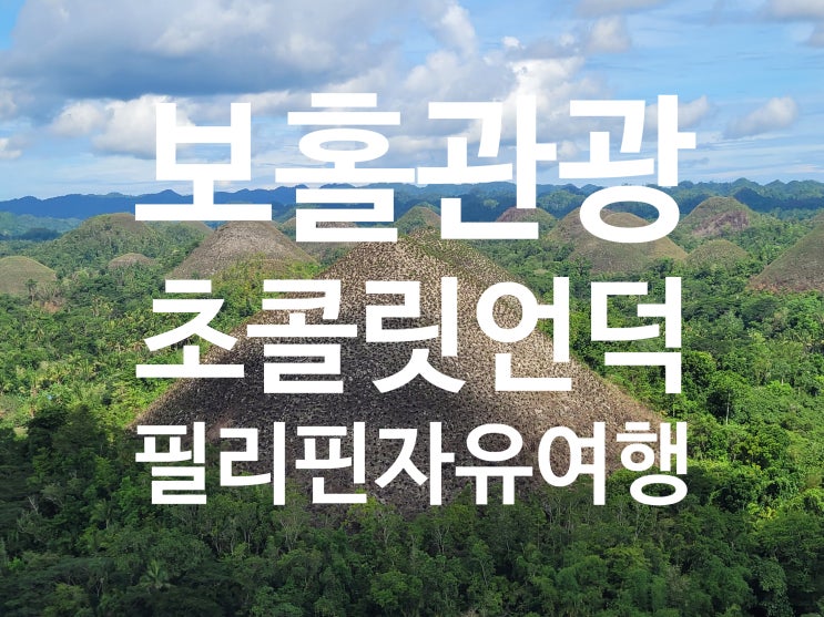  보홀 데이투어 가볼만한 관광지 초콜릿 언덕 전망대