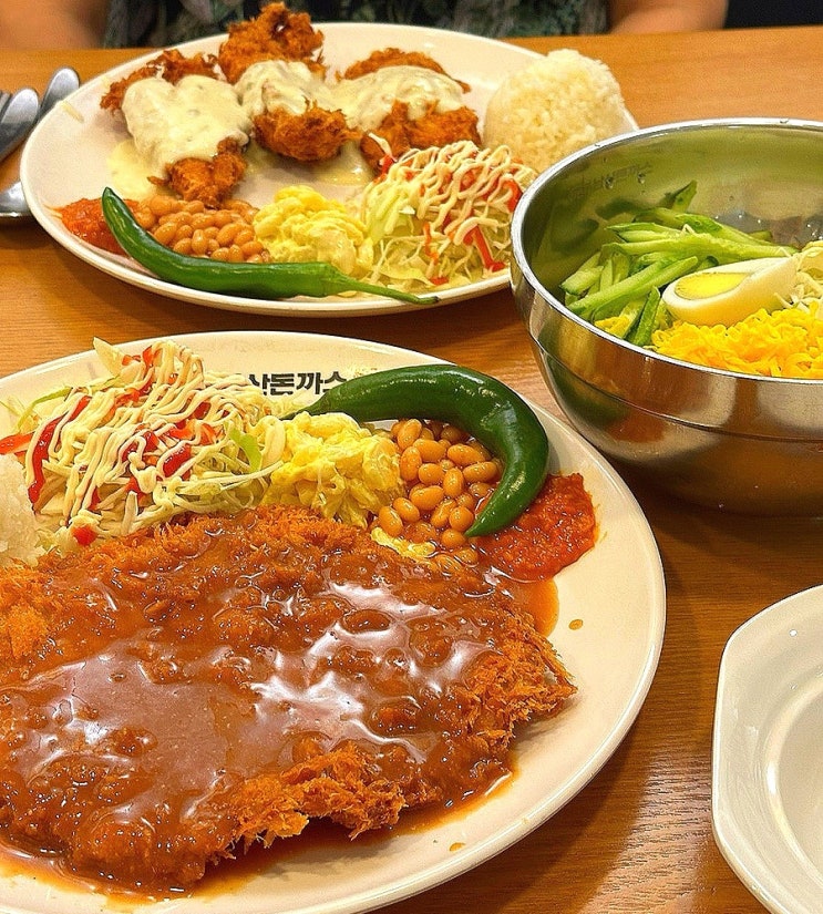  부천 상동 소풍 뉴코아 맛집, 내돈내산 "101번지 남산돈까스 뉴코아아울렛부천점" 솔직후기