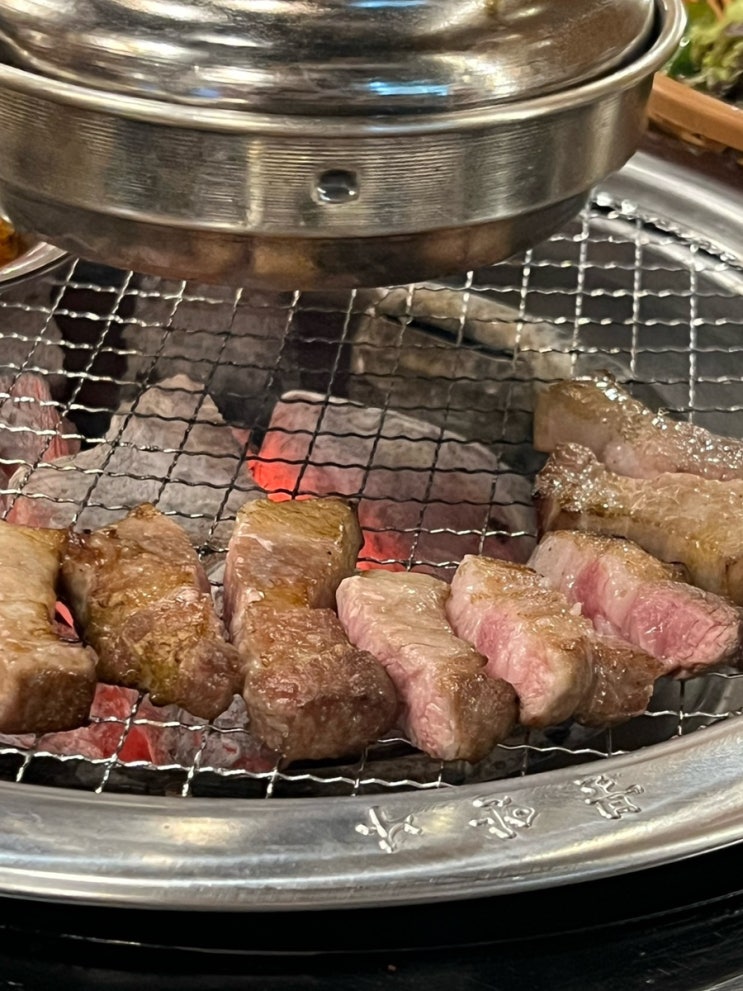  부천신중동역맛집 산촌숯불정 캠핑 느낌 나는 부천룸식당