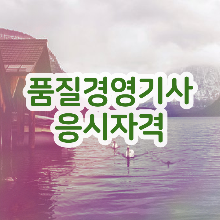  품질경영기사 난이도 품질경영기사 응시자격 독학으로 쉽고 빠르게 끝낸 전략