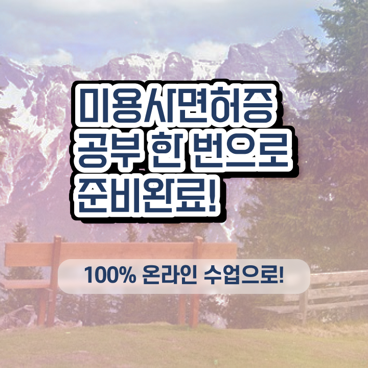  미용자격증 후기 , 종합미용면허증 간편하게 취득한 전략 준비했어요