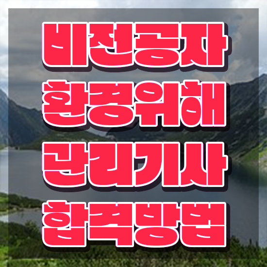  환경위해관리기사 응시조건 인강만 듣고 15주 동안 끝낸 방법