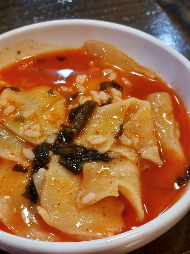  영등포역 찐맛집 뽕씨네얼큰수제비 혼밥하기 좋은곳