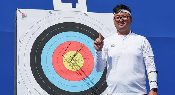 <b>양궁 임시현</b> 세계신기록 김우진 랭킹라운드 1위 선전