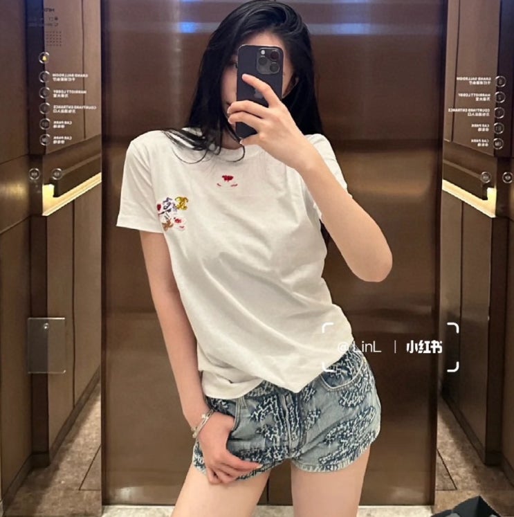  샤넬 반팔 티셔츠