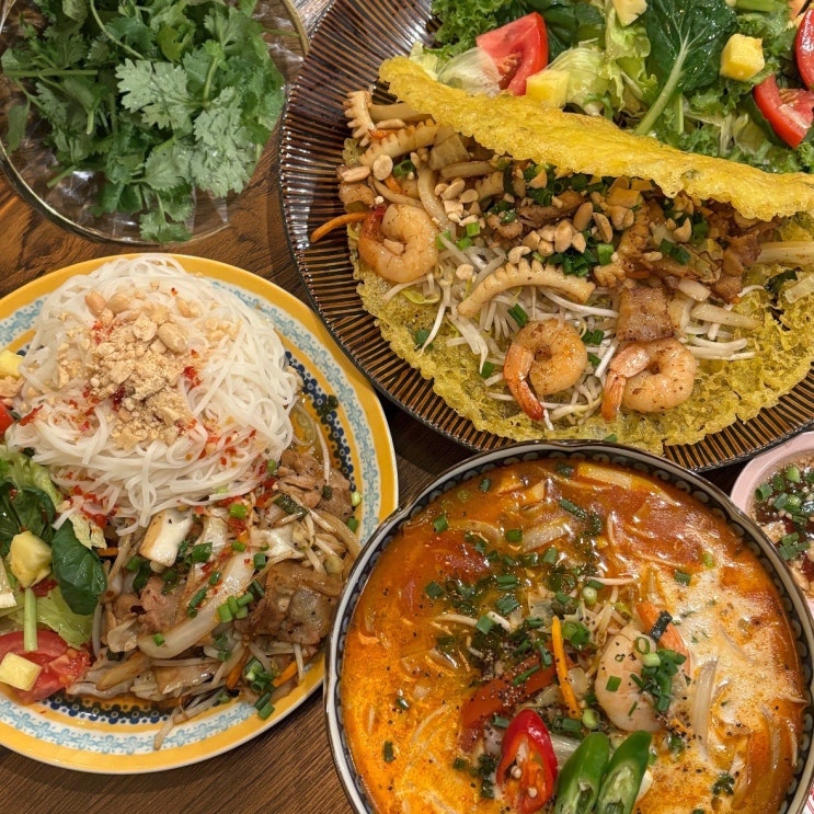  일산 라페스타 맛집 한뫼당 쌀국수 반쎄오 후기