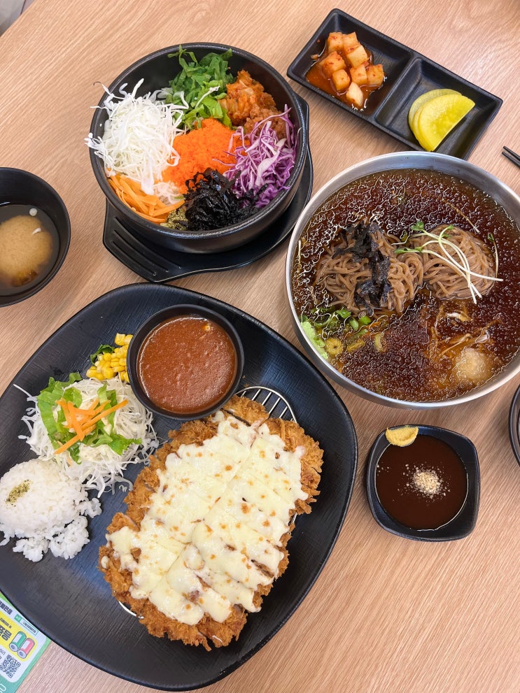  [여수시청맛집] 여수 황금매콤돈까스 치즈돈까스 알밥 냉모밀 가성비 최고네
