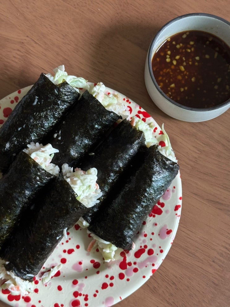  5분 야매 요리 [오이크래미김밥] : 다이어트식단, 오이 레시피