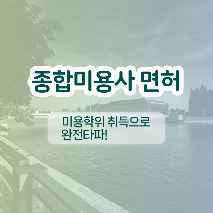  반영구눈썹 문신 , 눈썹문신 준비 처음이라면 합격해야 하는 자격증