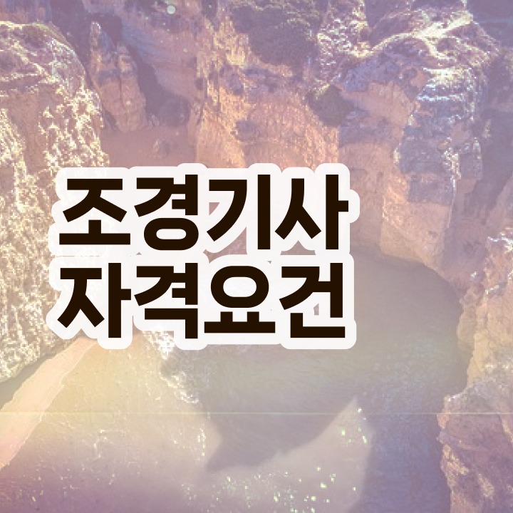  조경기사학점은행제 조경기사 시험응시자격 독학으로 빠르게 준비한 노하우
