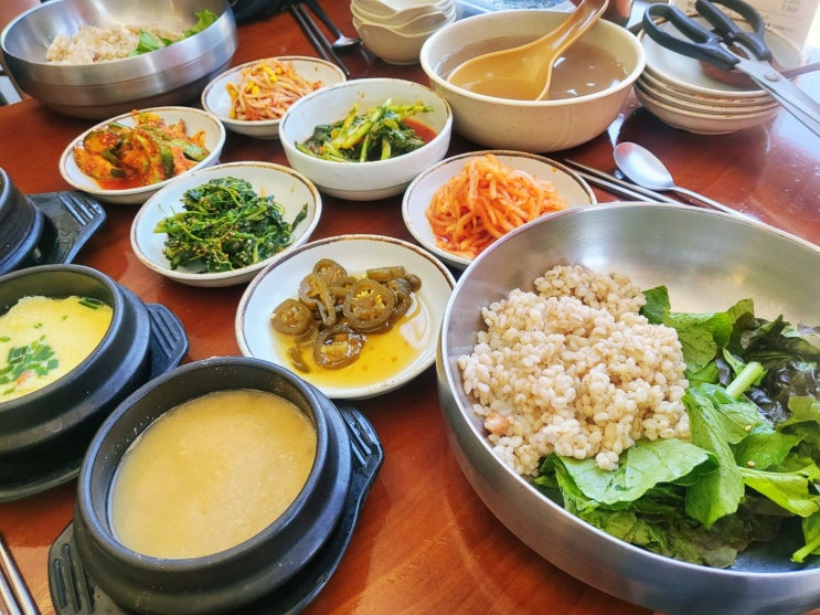  대전 보문산 보리밥 10가지 반찬과 가성비가 좋은 반찬식당