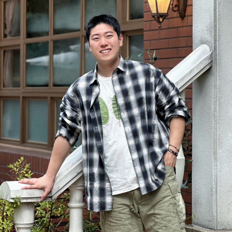  남자 옴브레셔츠 코디 리가즈 완성도 높은 체크 남방