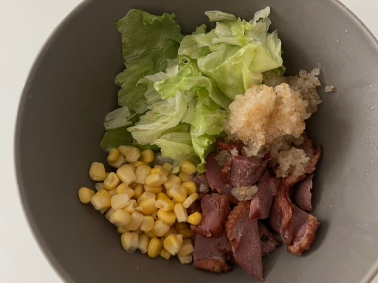  마켓컬리 / 만들기 쉽고 맛있는 훈제오리 포케 해먹기