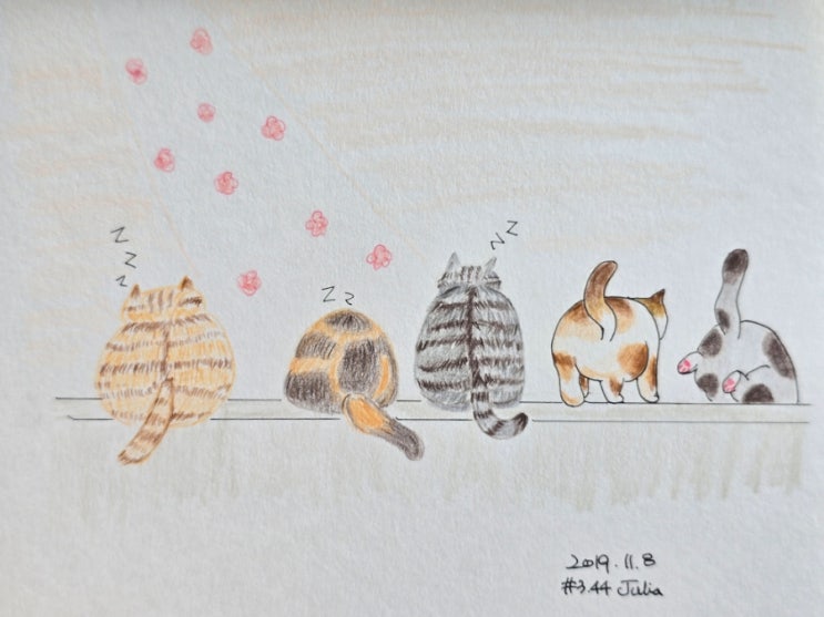  100일 동안 1일 1그림 챌린지 취미로 그림 그리기