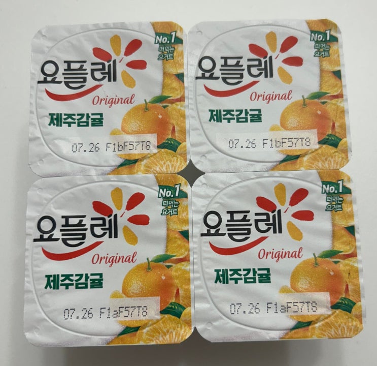  빙그레 <요플레 오리지날 제주감귤> 후기