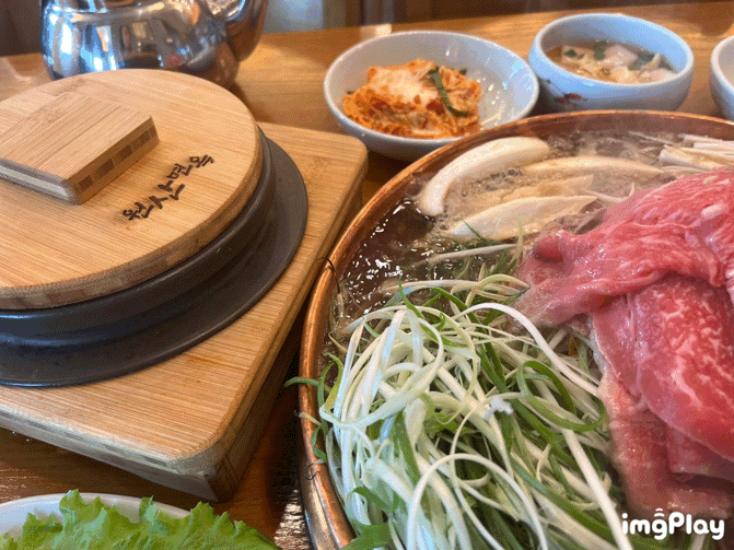  논산 맛집 원산면옥: 솥밥, 불고기, 냉면으로 삼박자 완성!