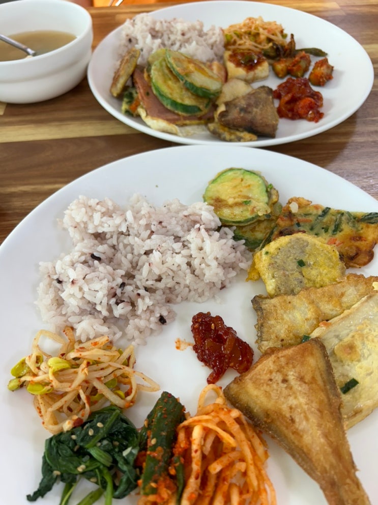  경주 감포 아침밥 맛집 두리하나 한식뷔페 8500원