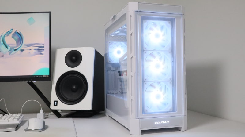 쿠거 듀오 페이스 COUGAR DUO FACE PRO RGB 화이트 PC 케이스 리뷰