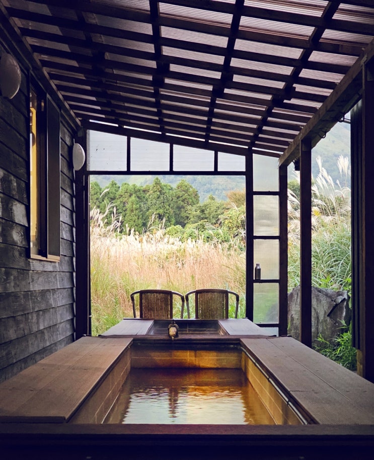  후쿠오카 가을여행 유후인 개별온천 료칸 유후산 (Yufuin Ryokan Yufusan/旅館由布山)