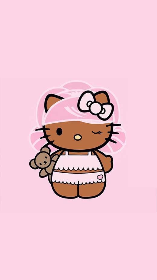  아이폰 하와이 태닝키티 배경화면 사진 모음, 하와이 키티 아이콘 아이폰 스티커