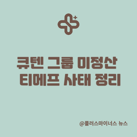 <b>큐텐</b>그룹 미정산 & <b>티메프</b> 사태 정리