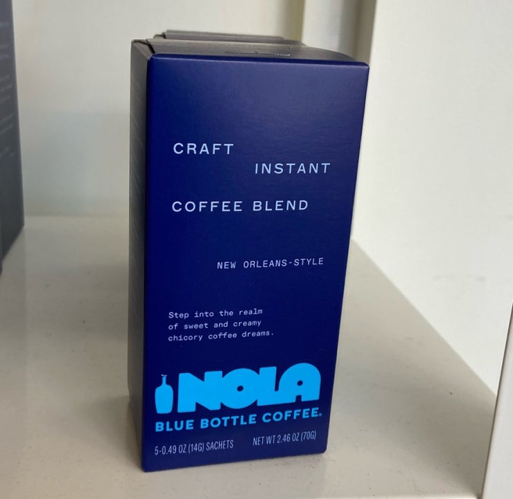  [Blue Bottle] 블루보틀 신제품, 블루보틀 인스턴트 노라 Blue Bottle instant NOLA