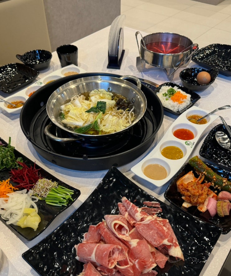  가산동맛집 샤브쌈주머니 3만 원에 소고기 무한리필 샤브샤브