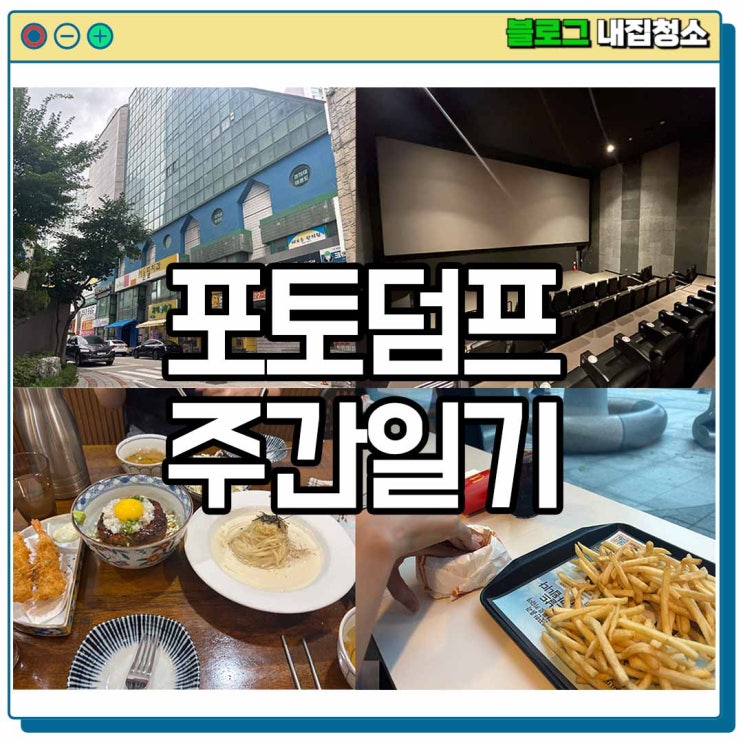  소소한 일상 내집청소 주간일기