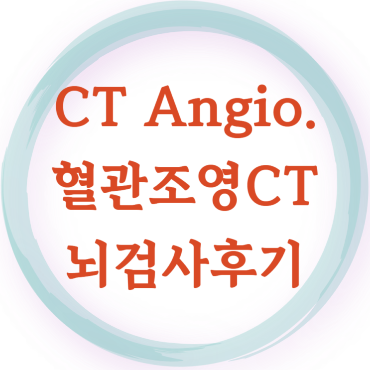  뇌동맥류 vs 두누부 판별 Brain CT Angio. 검사 서울척병원