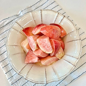 복숭아절임 만들기 맛없는 복숭아 맛있게 먹기 복숭아꿀절임 레시피