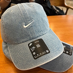 나이키 클럽 언스트럭처 데님 캡 모자 솔직 리뷰ㅣ사이즈 비교