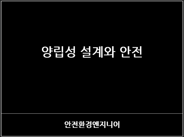  양립성 설계와 안전