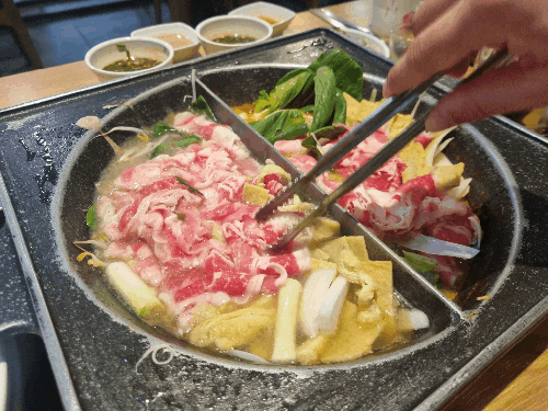  영등포역 맛집 편백가원 _ 단체로 가기 좋은 영등포 롯데 백화점 샤브샤브 무한리필 맛집 후기