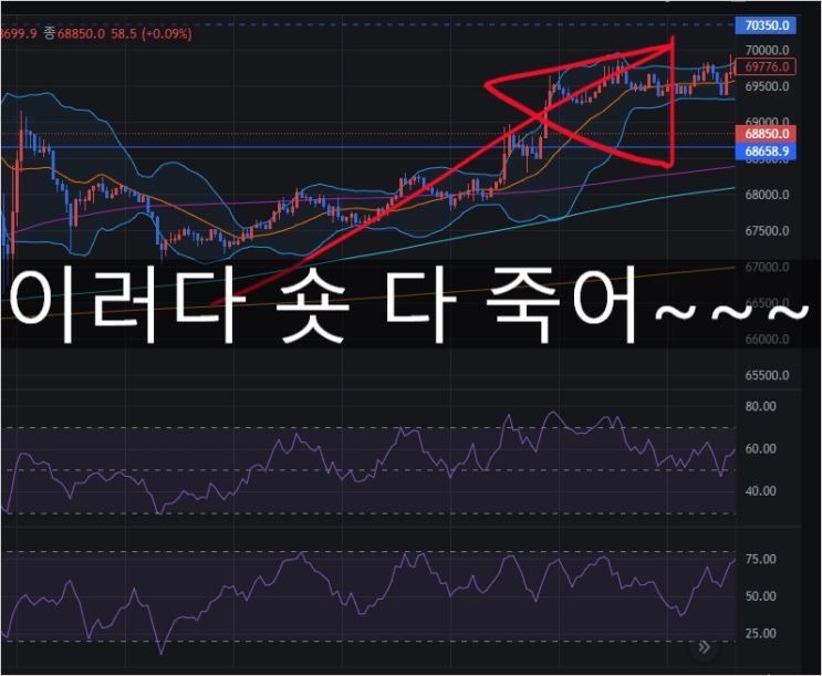  [100일 선물매매일지 D+39] 비트코인이 너무 잘 올라서 무서워, 오늘은 매매 휴식