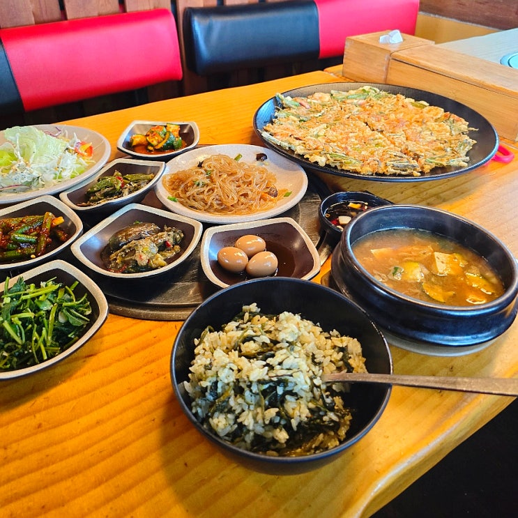  [애견동반식당] 제부도맛집 곤드레밥 한정식 논뚜렁밭뚜렁