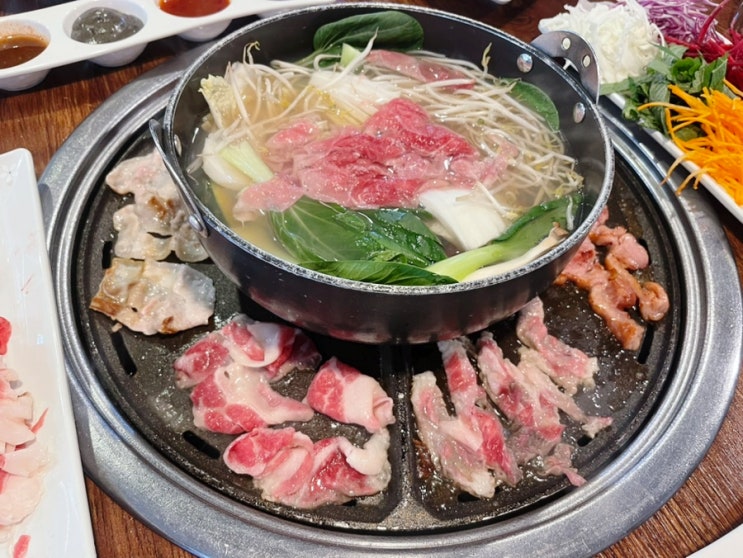  퀸즈가든 잠실점, 무한리필 샤브샤브와 월남쌈