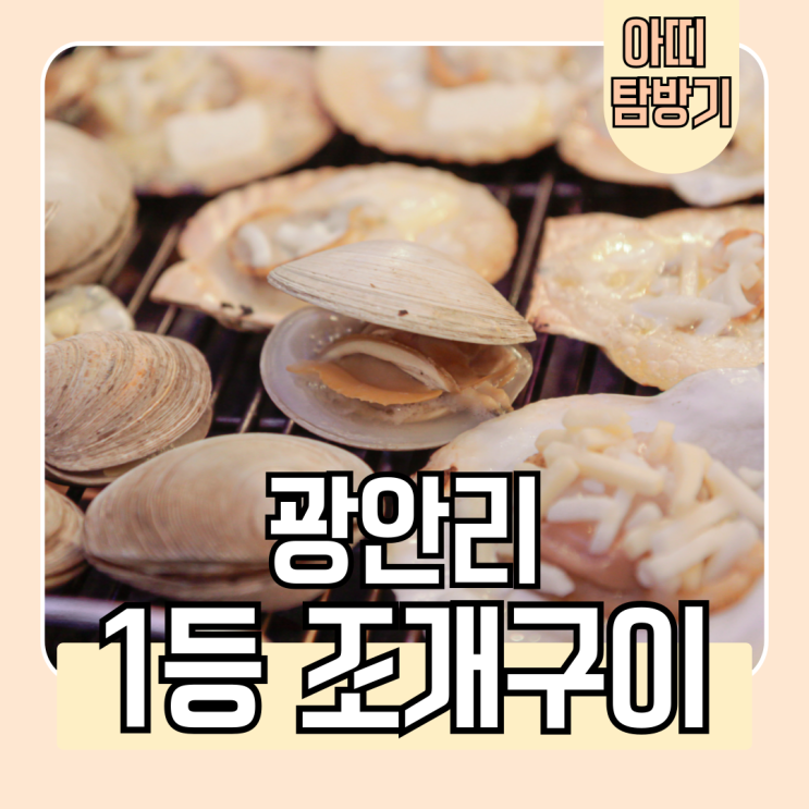  광안리 1등 조개구이 맛집에서 광안대교 보며 무한리필로 즐기기(feat. 아포가토 디 젤라또)