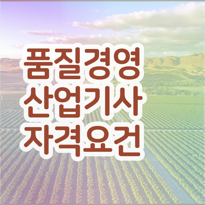  품질경영산업기사 학점은행제 품질경영산업기사 응시자격 집에서 온라인으로 1학기에 완료한 전략