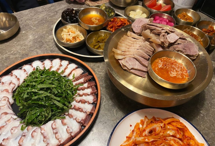  [전현무계획 옥수역 맛집 부부요리단] 내돈내산 문어삼겹찜, 갑오징어파전이 맛있는 한식집!