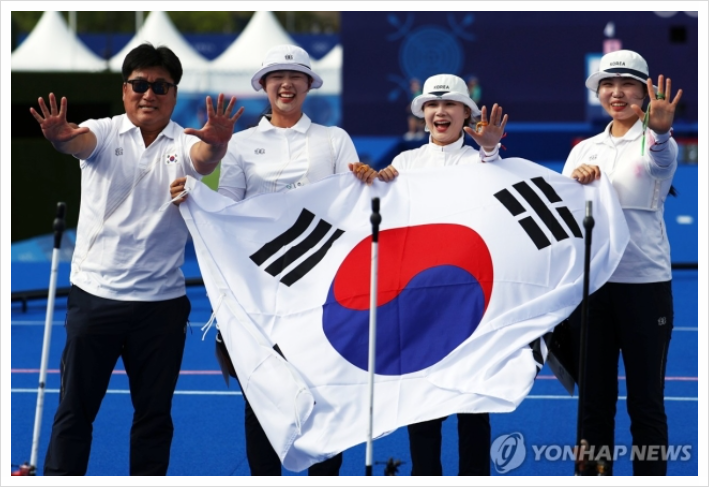 [2024 파리 올림픽] 여자<b>양궁</b>, <b>단체전</b> '10연패 신화' 완성…중국... 