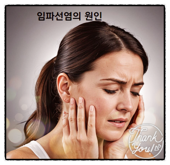  귀밑임파선 멍울 혹 만져질 때 임파선염