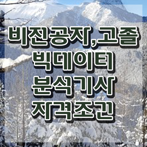  빅데이터분석기사 공부기간 빅데이터분석기사 응시조건 학점은행제로 단기간에 준비한 팁