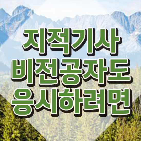  지적기사 실기 지적기사 응시조건 집에서 온라인으로 5달만에 성공한 후기