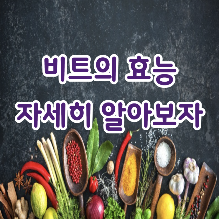  비트 효능 염증부터 암까지 막아주는 슈퍼푸드잖아