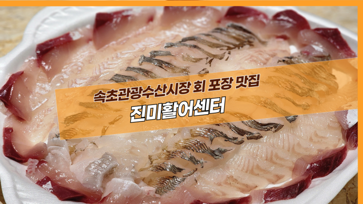  [속초 진미활어센터] 속초관광수산시장 회 포장 맛집